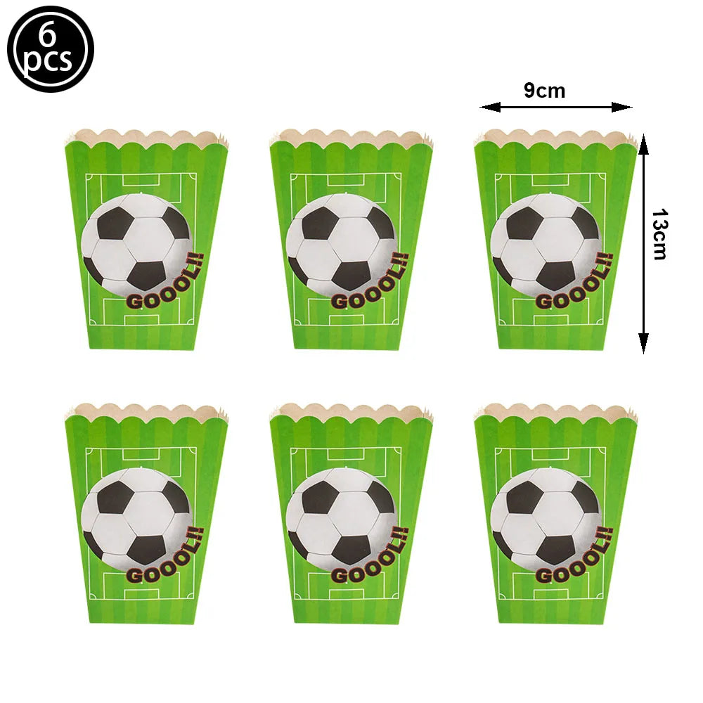 Football Themed Party Drinking Plastic Straws Kids Boys Birthday Decorations Reusable Straws Soccer Ball Sports Party Supplies