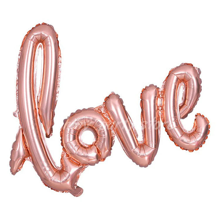 108cm Big Red Letter LOVE Foil Balloons Wedding Anniversary Valentine's Day Proposal Aluminum Balloon Baby Shower Globos Decor