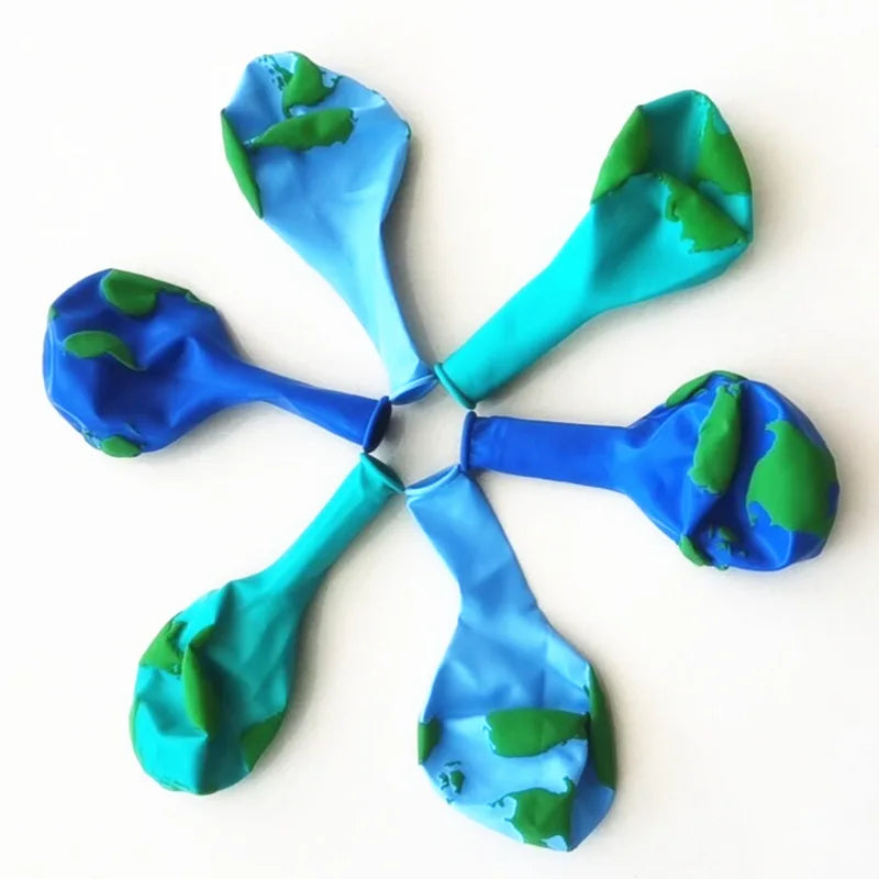 1set World Travel Map Balloons Could Plane Hanging Paper Banners For Boy's Travel Map Themed Airplane Birthday Party Decorations