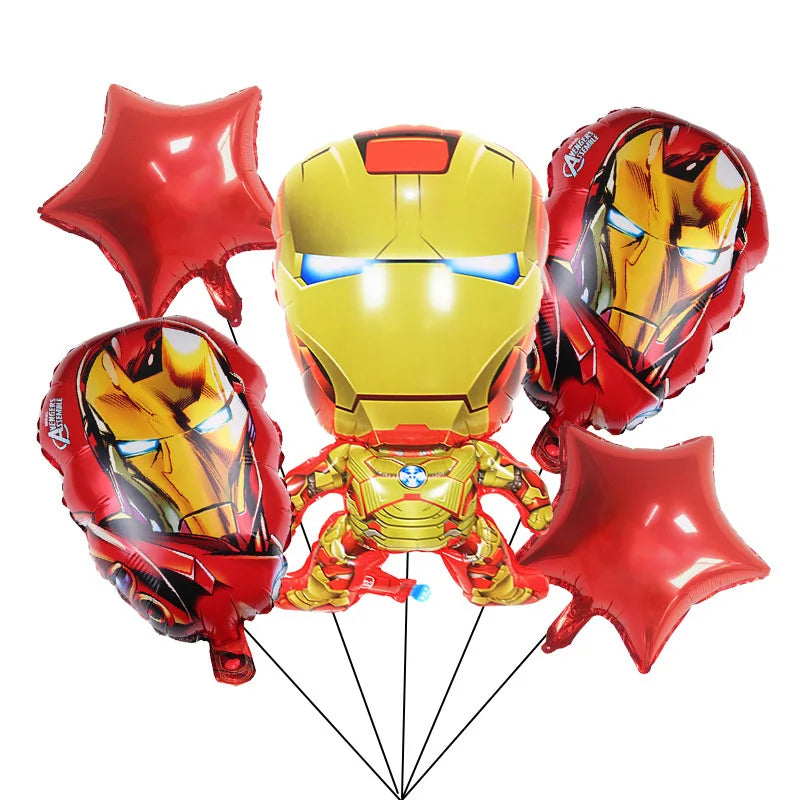 Avengers Superhero Birthday Party Decoration Balloon Cake Plate Paper Cup Box Gift Bag Background Banner 10 People Tableware Set