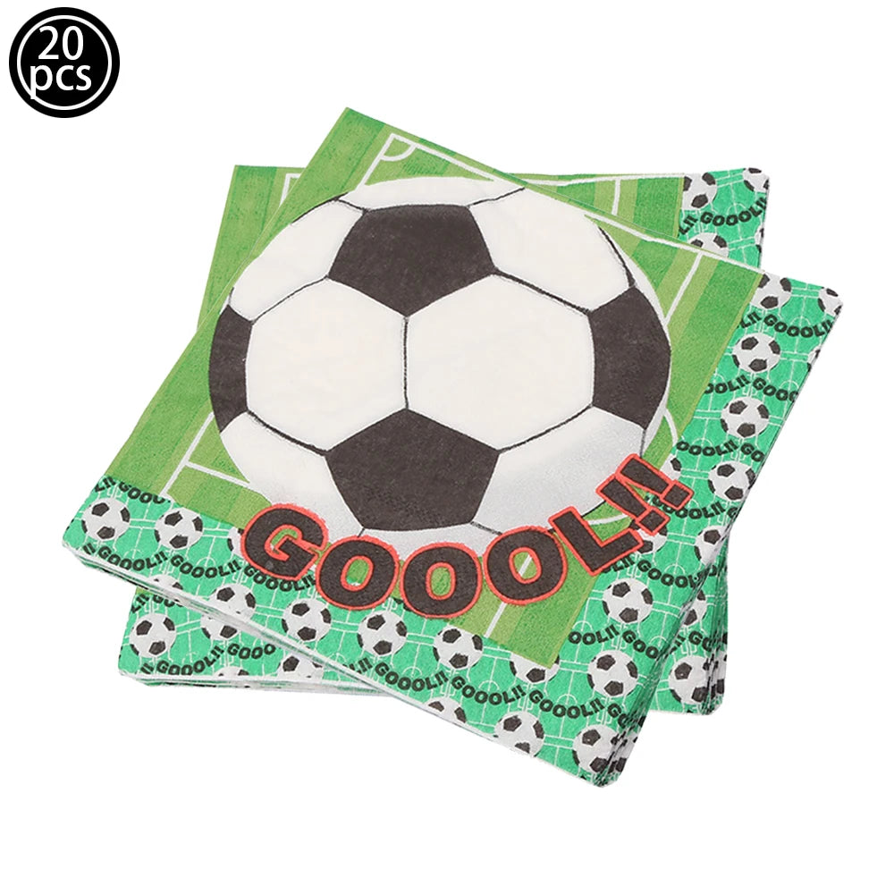 Football Themed Party Drinking Plastic Straws Kids Boys Birthday Decorations Reusable Straws Soccer Ball Sports Party Supplies