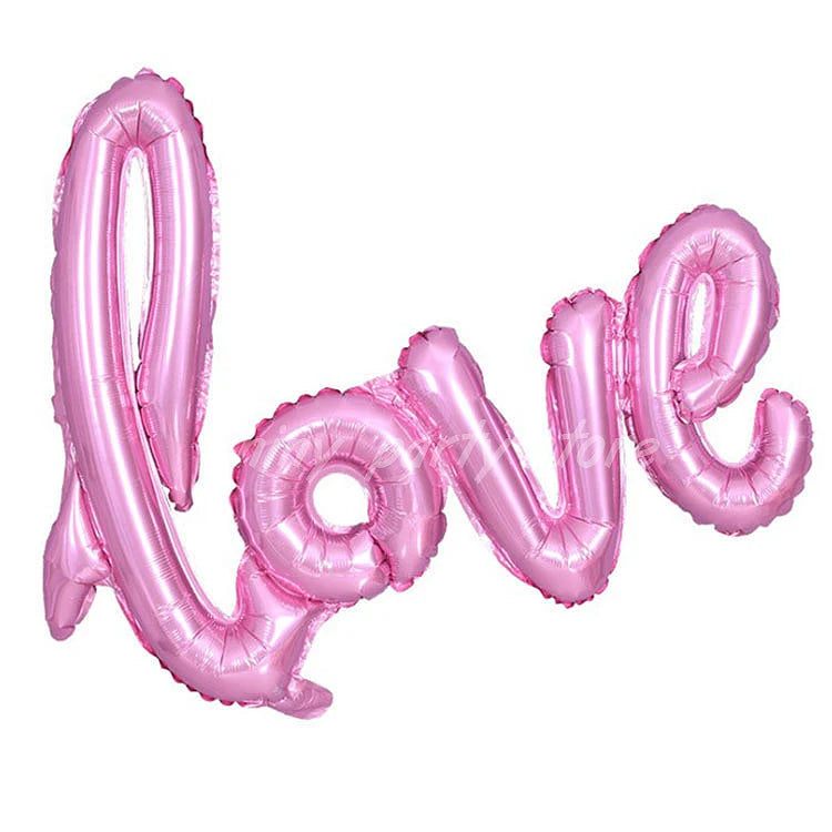 108cm Big Red Letter LOVE Foil Balloons Wedding Anniversary Valentine's Day Proposal Aluminum Balloon Baby Shower Globos Decor