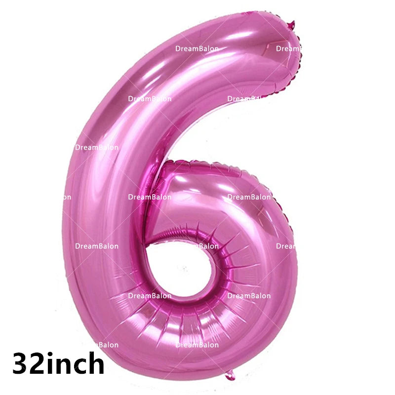 My Little Pony Foil Latex Balloon Happy Birthday Party Decoration Banner Cake Topper Kid Event Supplies Backdrop Disposable Toys