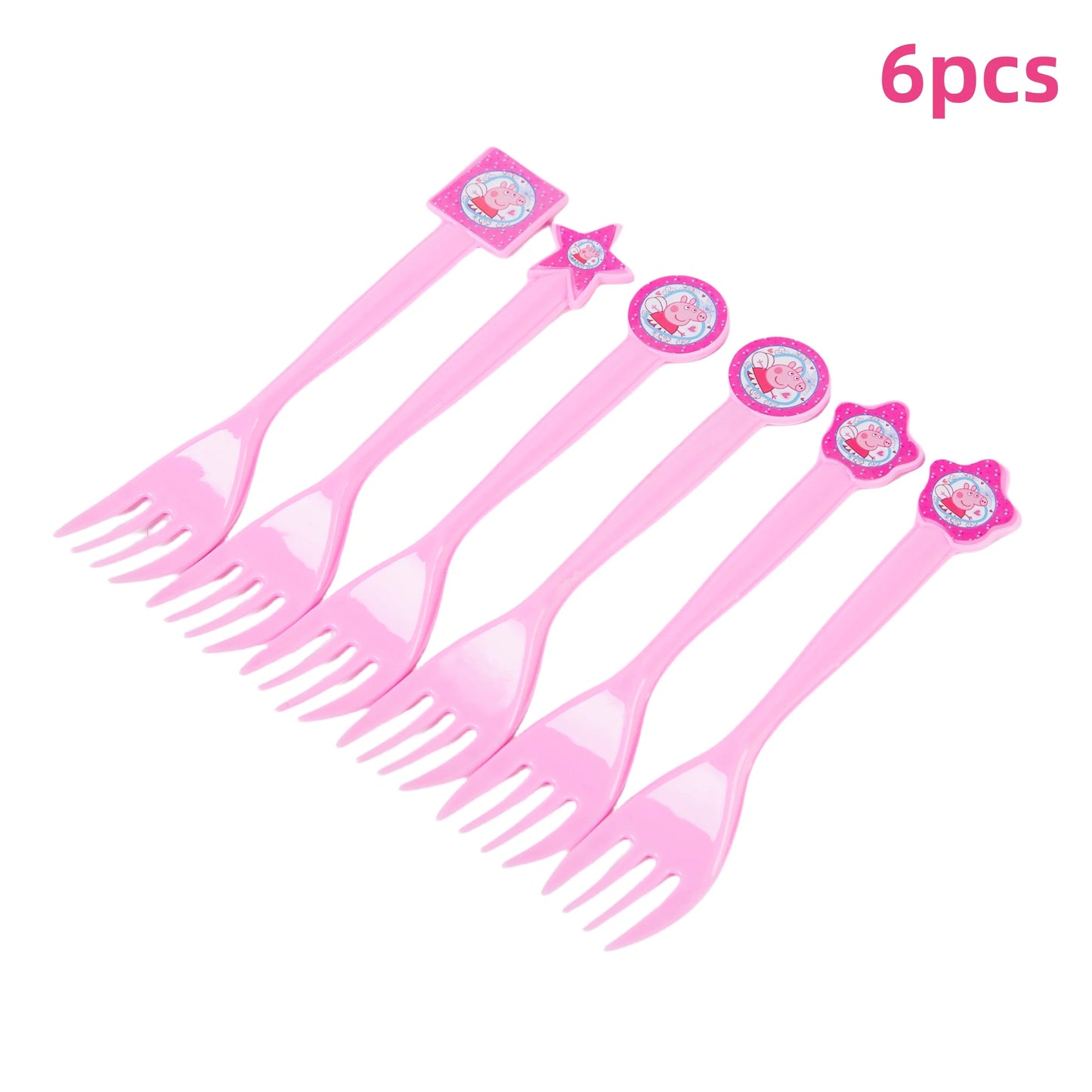 Cartoon Pig Family Birthday Party Balloon Decoration Set for Girls, Disposable Party Tableware Banner, Baby Shower Birthday Hat