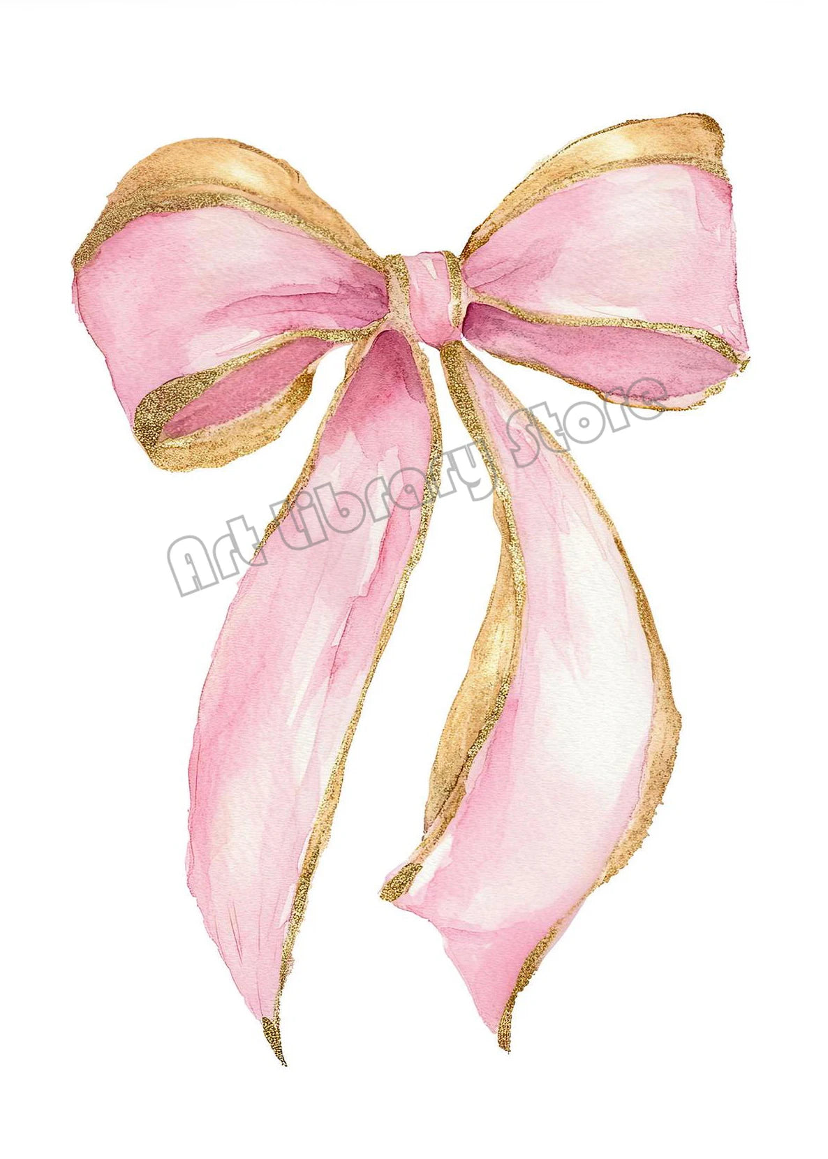 Retro Cute Pink Cherries Bow Heart Lollipop Love Valentine Illustration Poster Canvas Painting Wall Pictures Modern Home Decor