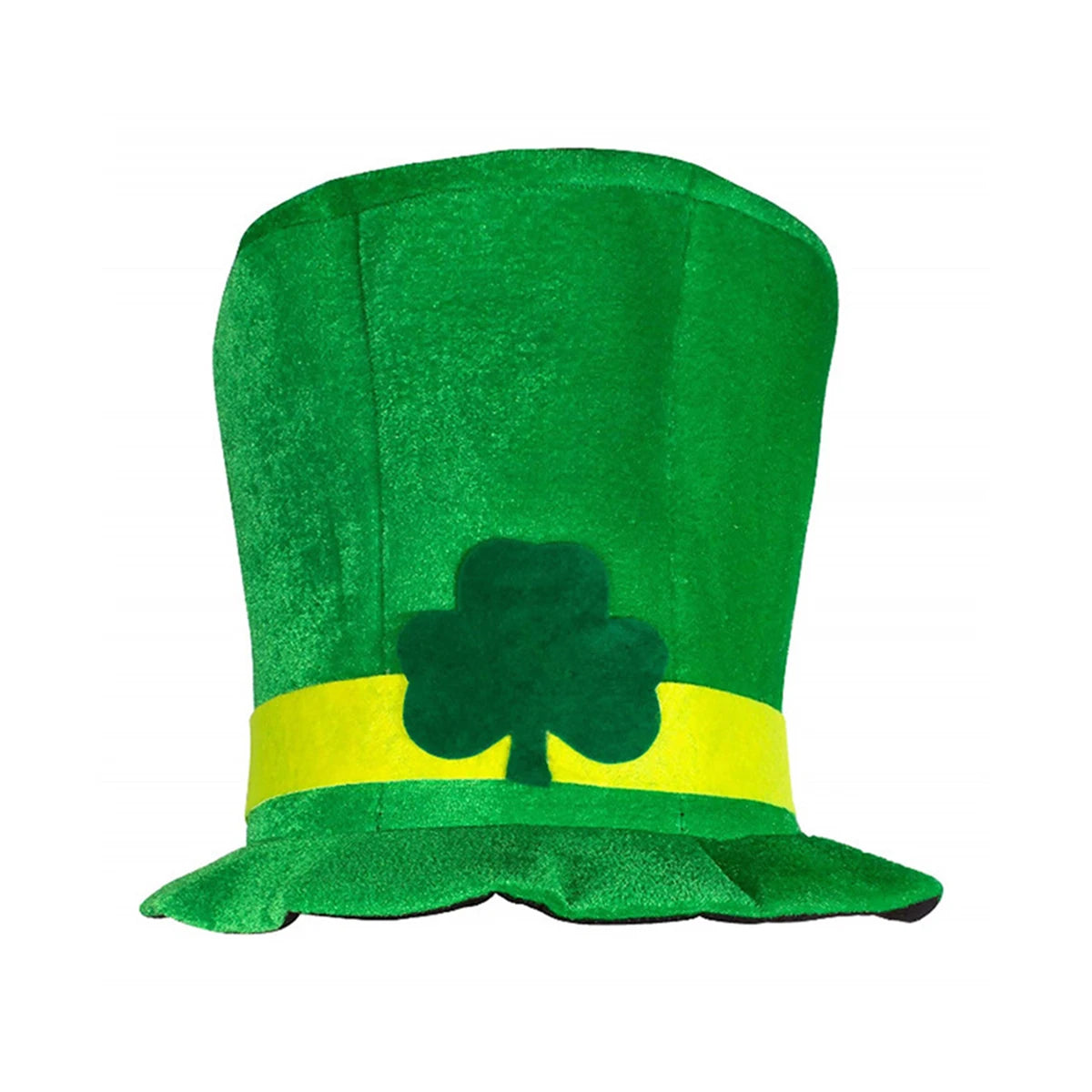 Saint Patricks Day Top Hat Holiday Fake Beard Green Celebration Costume for Irish Festival Birthday Party Decor Supplies