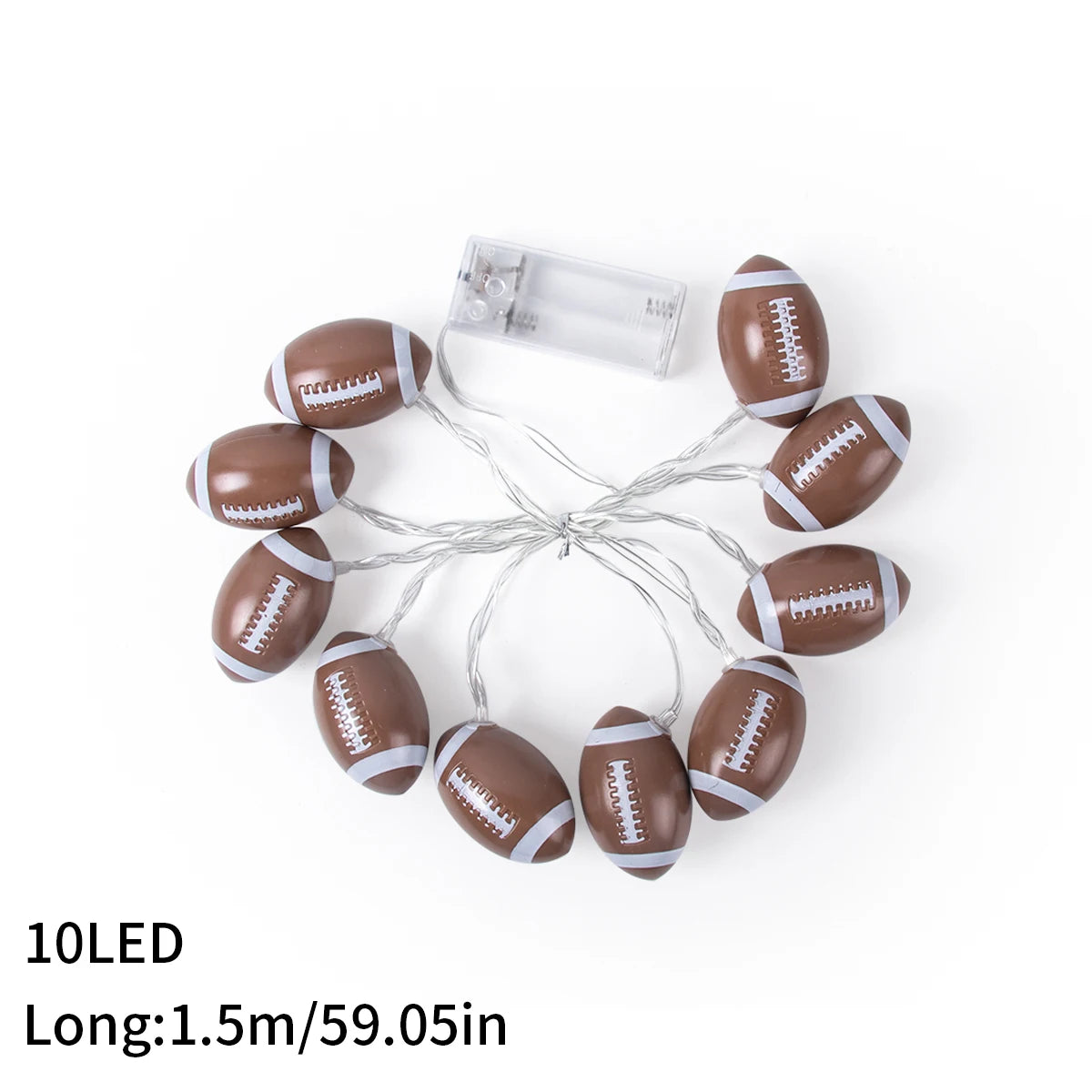 Sports Ball Theme Party Supplies Football Rugby Baseball Basketball String Light Kids Birthday Party Supplies Home Bedroom Decor