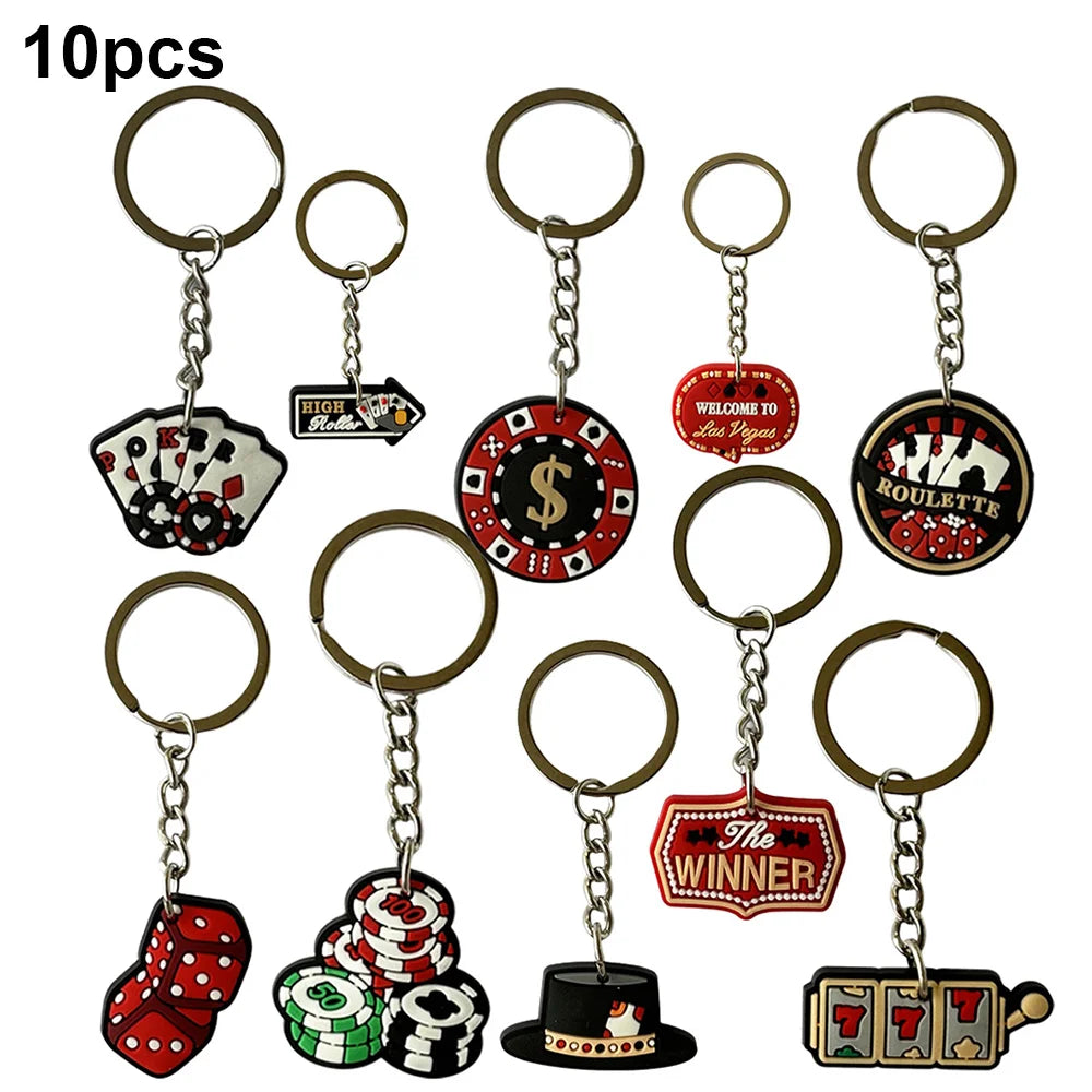 Casino Birthday Decorations Cocktail Toothpicks for Las Vegas Theme Party Supplies Poker Games Night Decor