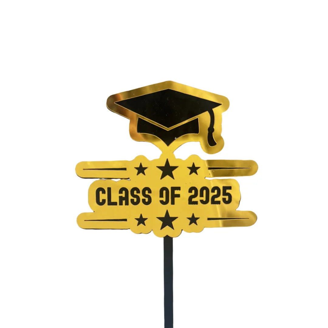 INS Class of 2025 Graduation Cake Topper Decor for Graduation Party DIY Cake Dessert Decorations Supplies