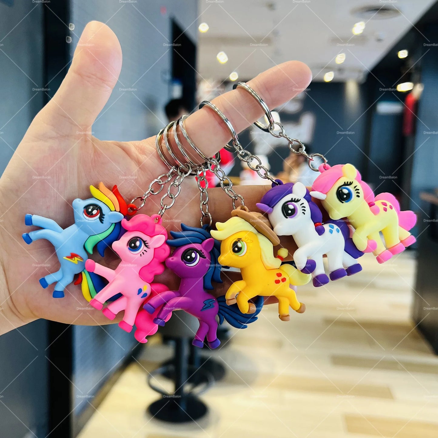 My Little Pony Foil Latex Balloon Happy Birthday Party Decoration Banner Cake Topper Kid Event Supplies Backdrop Disposable Toys