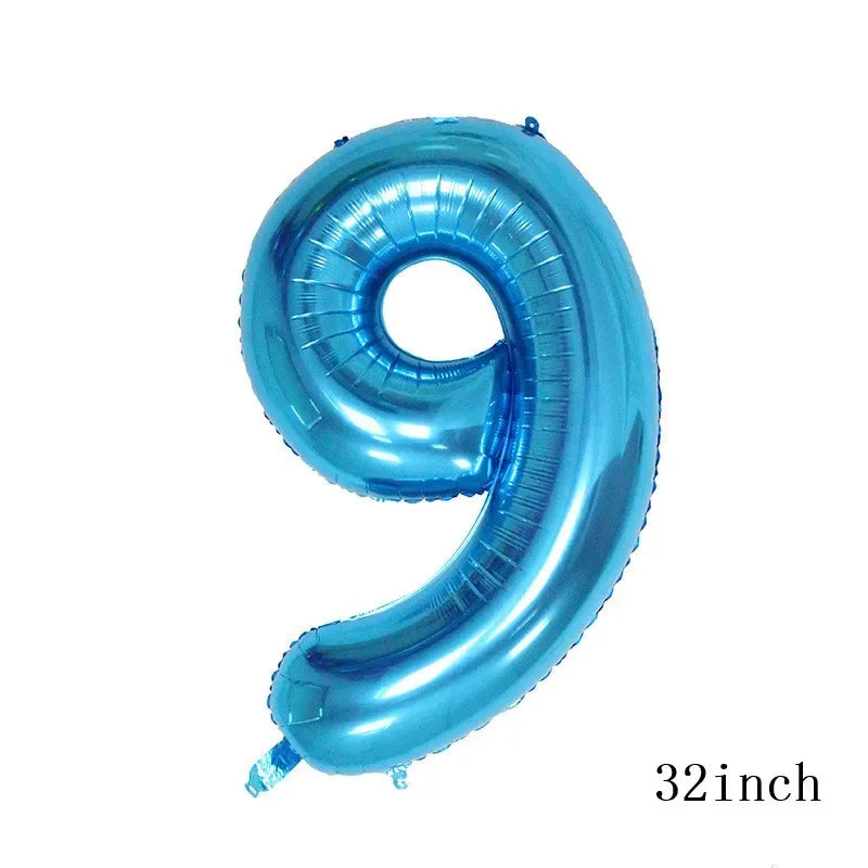 1set How Train Dragon Balloons No Teeth Toothlessing Green Eye Black Loong Party Decoration Happy Birthday Banner Cake Topper