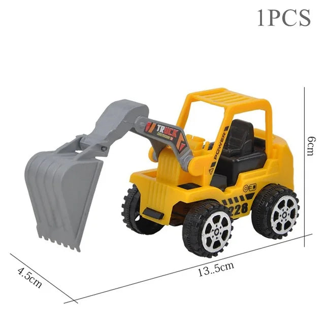 Excavator Car Crane Tractor Birthday Cake Topper Construction Party Decor Boy Kid Baby Shower 1st Birthday Party Cake Baking Kit