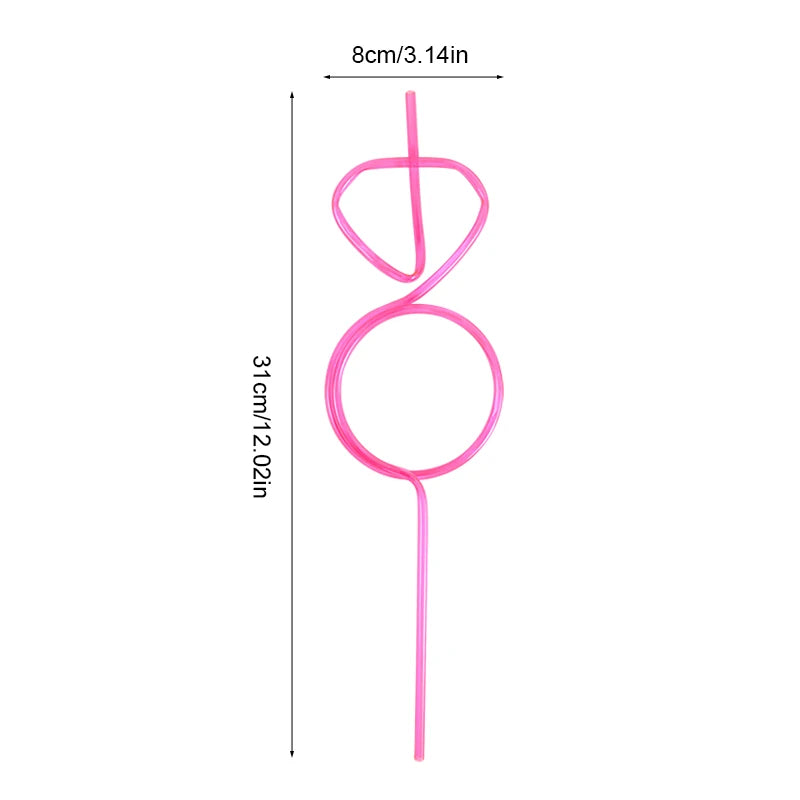 1set Bridal Shower Straws Love Heart Drinking Straw Bride To Be Wedding Decoration Bachelorette Hen Party Supply Team Bride Gift