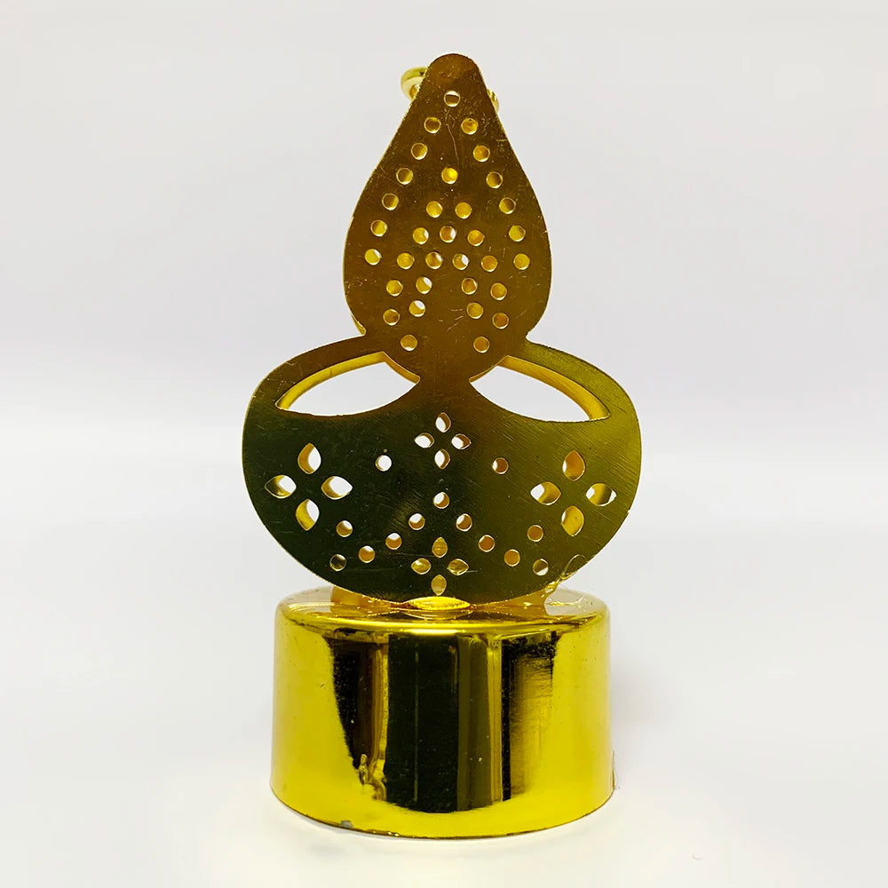 Diwali Diya Decor LED Candle Light, Hindu, Deepavali Festival, Night Light, Battery Powered, Art, 10 Pcs