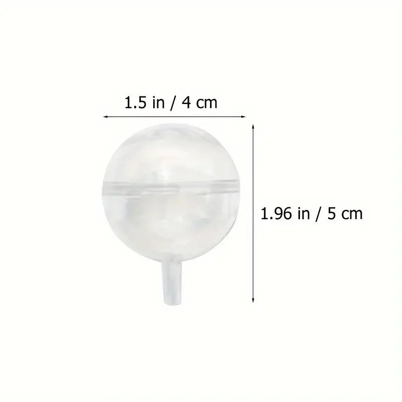 10pcs Chocolate Flower Holder Transparent Round Lid Acrylic Flower Cup Valentine's Day Bouquet Diy Material Flower Packaging