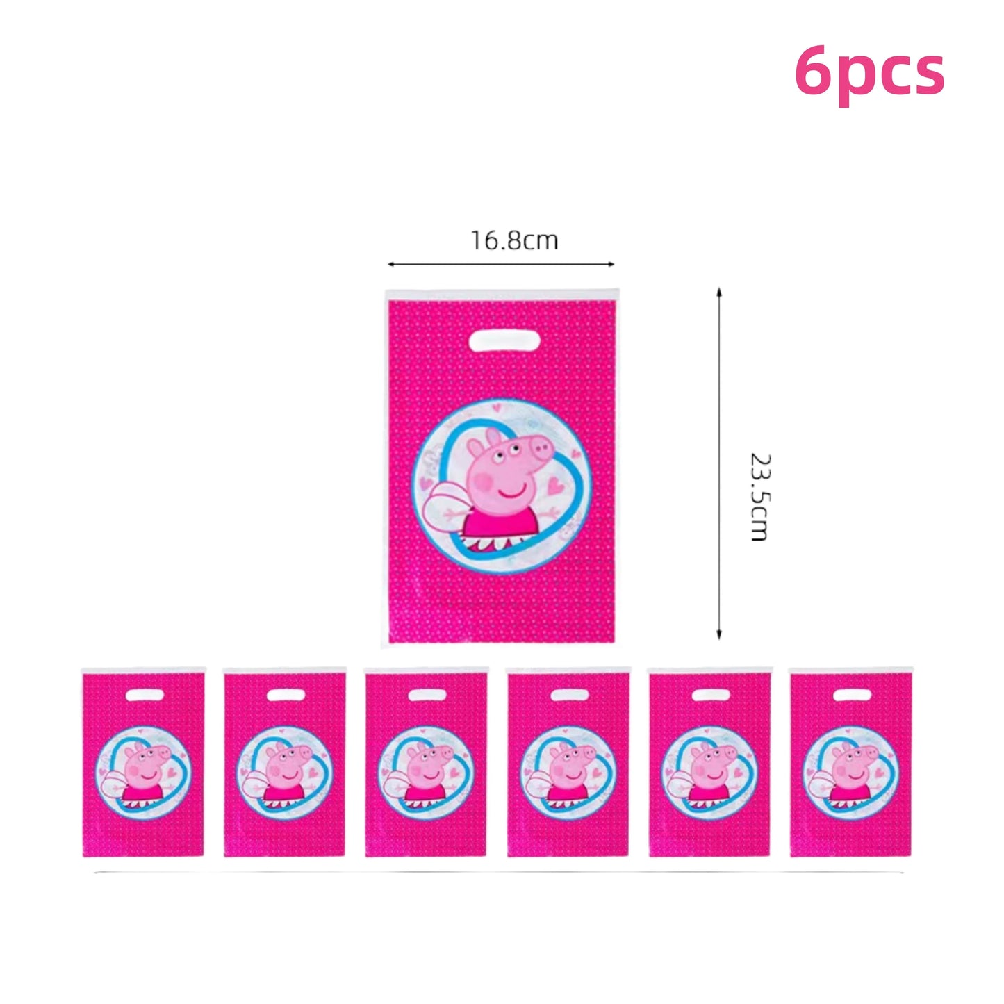 Cartoon Pig Family Birthday Party Balloon Decoration Set for Girls, Disposable Party Tableware Banner, Baby Shower Birthday Hat