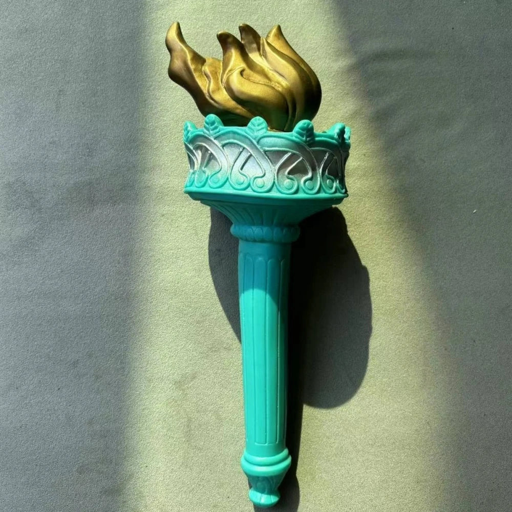 Statue Of Liberty Costume Props Accessories Festival Party Lady Liberty Cosplay Crown Torch Independence Day Parades Dress Up