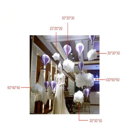 Artificial Cotton Clouds Decoration White 3D Ceiling Interior Cloud Decor Living Room DIY Wedding Party Decoration Props