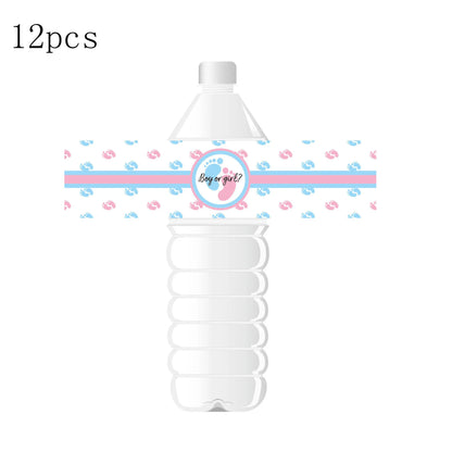 Baby Shower Party Water Bottle Stickers It Is A Boy/Girl Boy Or Girl Gender Reveal Party Decoration Supply