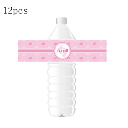 Baby Shower Party Water Bottle Stickers It Is A Boy/Girl Boy Or Girl Gender Reveal Party Decoration Supply