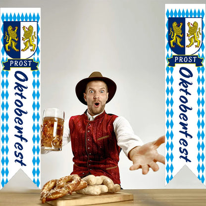 2021 Oktoberfest Decoration German Beer Flag Festival Party Supplies Decor Bavarian 100 People Fiesta Banner