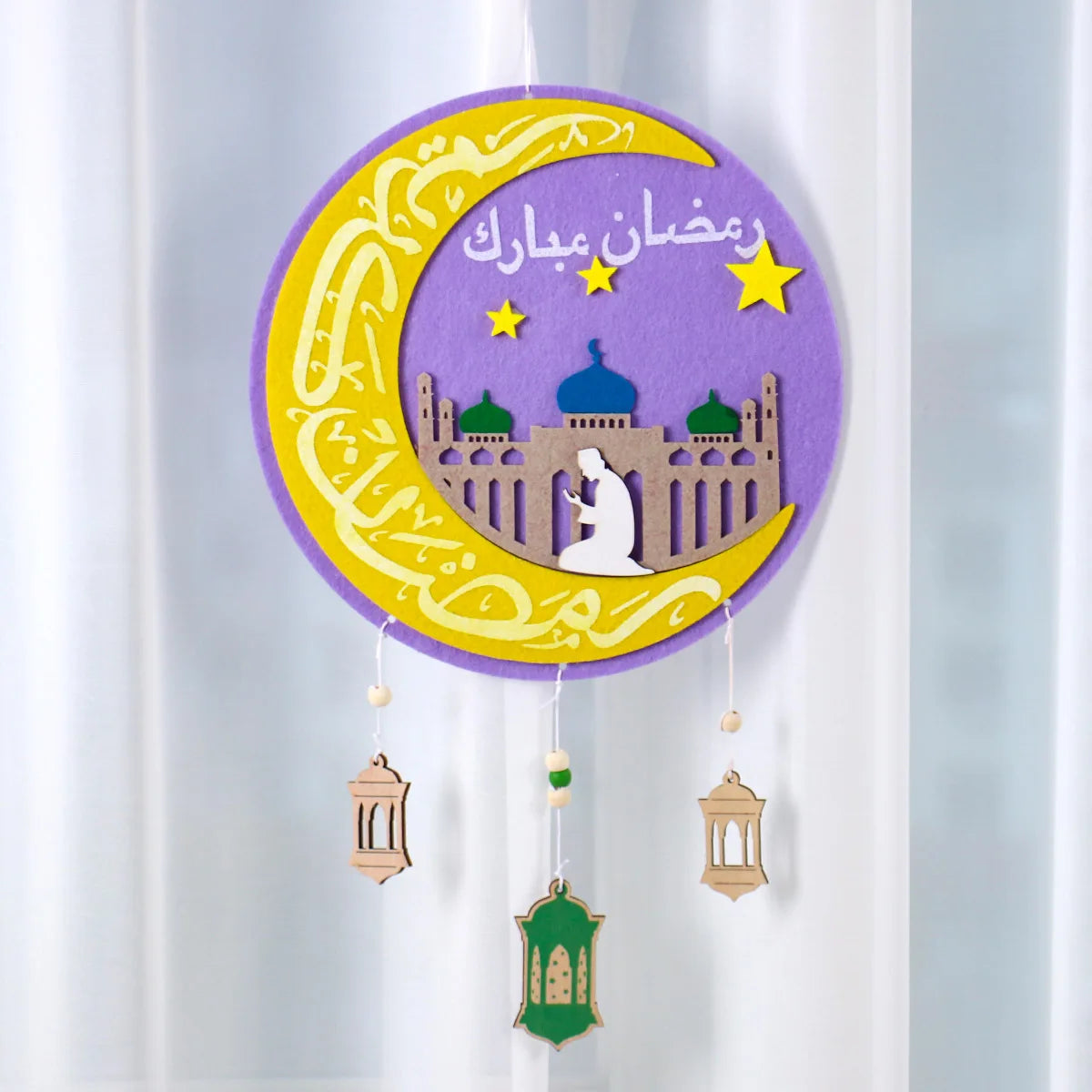 Ramadan Countdown Felt Calendar Eid Mubarak Decorations For Home Islamic Muslim Party Decor Ramadan Kareem Eid Al Adha Kid Gifts