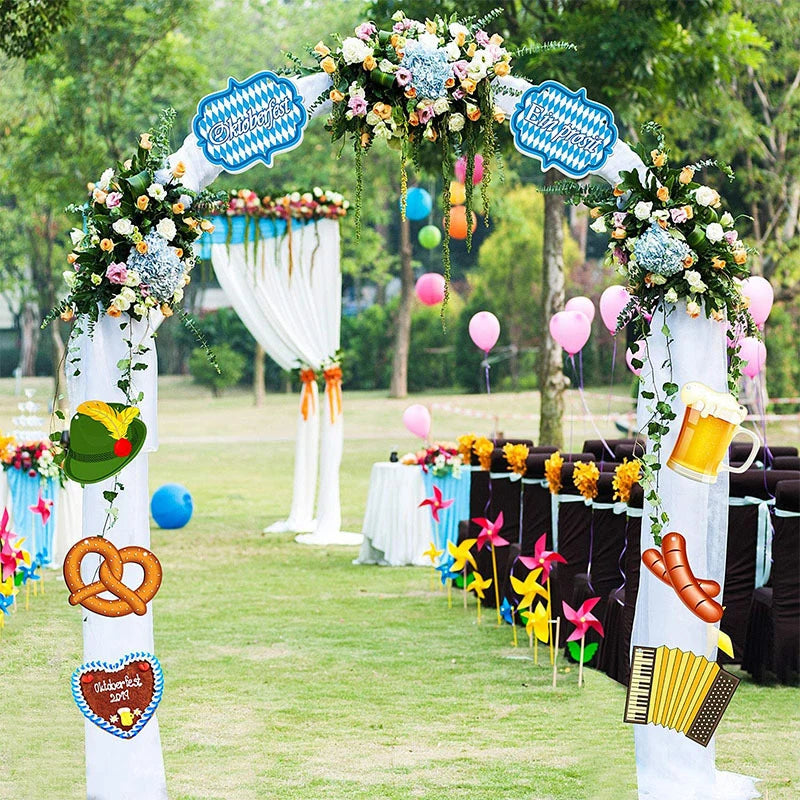 2021 Oktoberfest Decoration German Beer Flag Festival Party Supplies Decor Bavarian 100 People Fiesta Banner