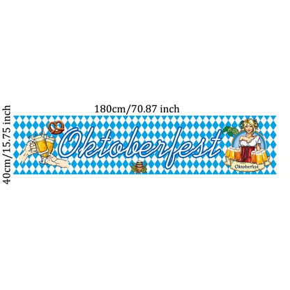2021 Oktoberfest Decoration German Beer Flag Festival Party Supplies Decor Bavarian 100 People Fiesta Banner