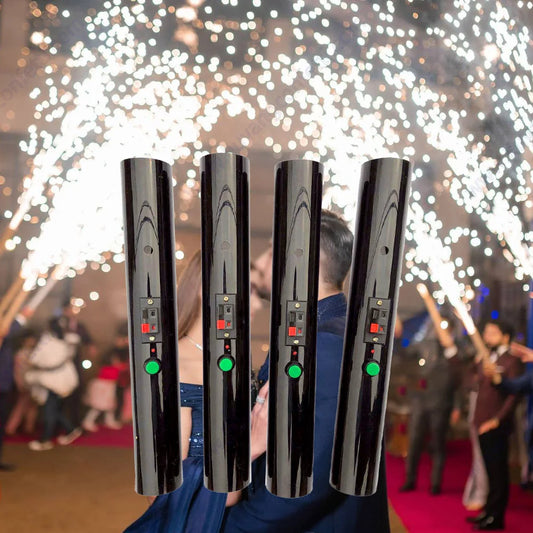 Reusable Hand Held Cold Fountain Fireworks Cold Pyro Firework Wedding Fountain Safety Stage Firing System For Birthday Party