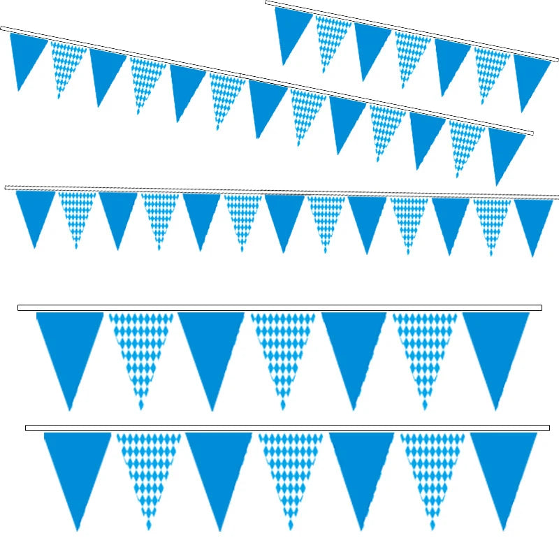 2021 Oktoberfest Decoration German Beer Flag Festival Party Supplies Decor Bavarian 100 People Fiesta Banner