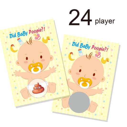 Baby Shower Party Gender Revealing Game Scratch Cards Baby Shower Party Decoration Supply