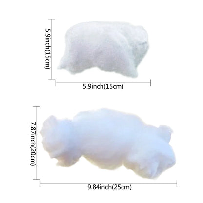 Artificial Cotton Clouds Decoration White 3D Ceiling Interior Cloud Decor Living Room DIY Wedding Party Decoration Props
