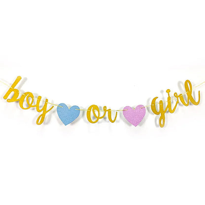Pink Blue Boy Or Girl Gender Reveal Baby Shower Party Disposable Tableware Paper Plates Cups Decoration