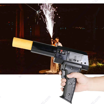 Wedding Party Indoor Ice Pyrotechnic Cold Pyro Machine Gun Fountain Firework HandHeld Fire Shooter Birthday Sparkler Stage Spark