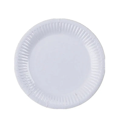 10PCS/LOT Multi-Colored Disk Disposable Plates Cake Paper Pan DIY Decoration for Kids Birthday Party Wedding Tableware Supply