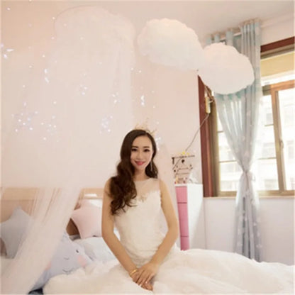 Artificial Cotton Clouds Decoration White 3D Ceiling Interior Cloud Decor Living Room DIY Wedding Party Decoration Props