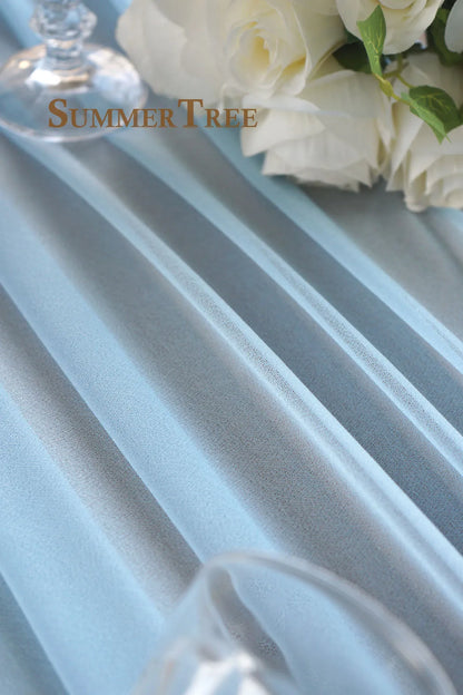 10 Meters Wedding Arch Drape Fabric Sheer Chiffon Tulle Curtain Draping Backdrop Party Supplies Home Drapery Ceremony Decoration
