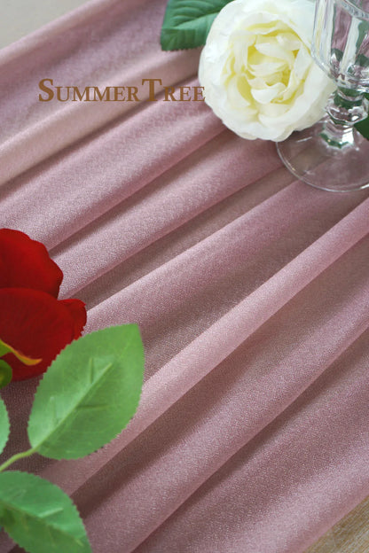 10 Meters Wedding Arch Drape Fabric Sheer Chiffon Tulle Curtain Draping Backdrop Party Supplies Home Drapery Ceremony Decoration
