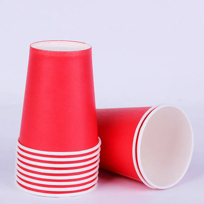 10PCS/LOT Multi-Colored Disk Disposable Plates Cake Paper Pan DIY Decoration for Kids Birthday Party Wedding Tableware Supply