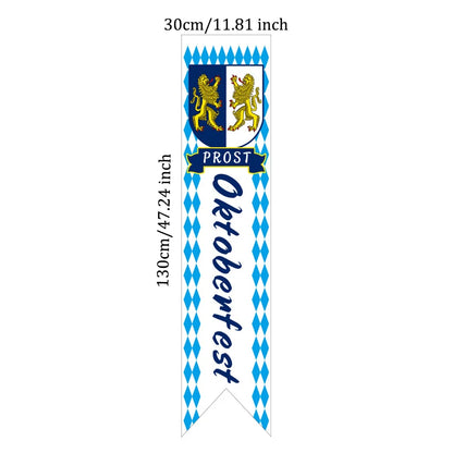 2021 Oktoberfest Decoration German Beer Flag Festival Party Supplies Decor Bavarian 100 People Fiesta Banner
