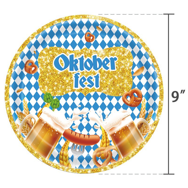 Oktoberfest Table Cloth Pennant Decorations Diamond Table Cover Banners Bavarian Beer Festival Indoor Outdoor Party Decorations