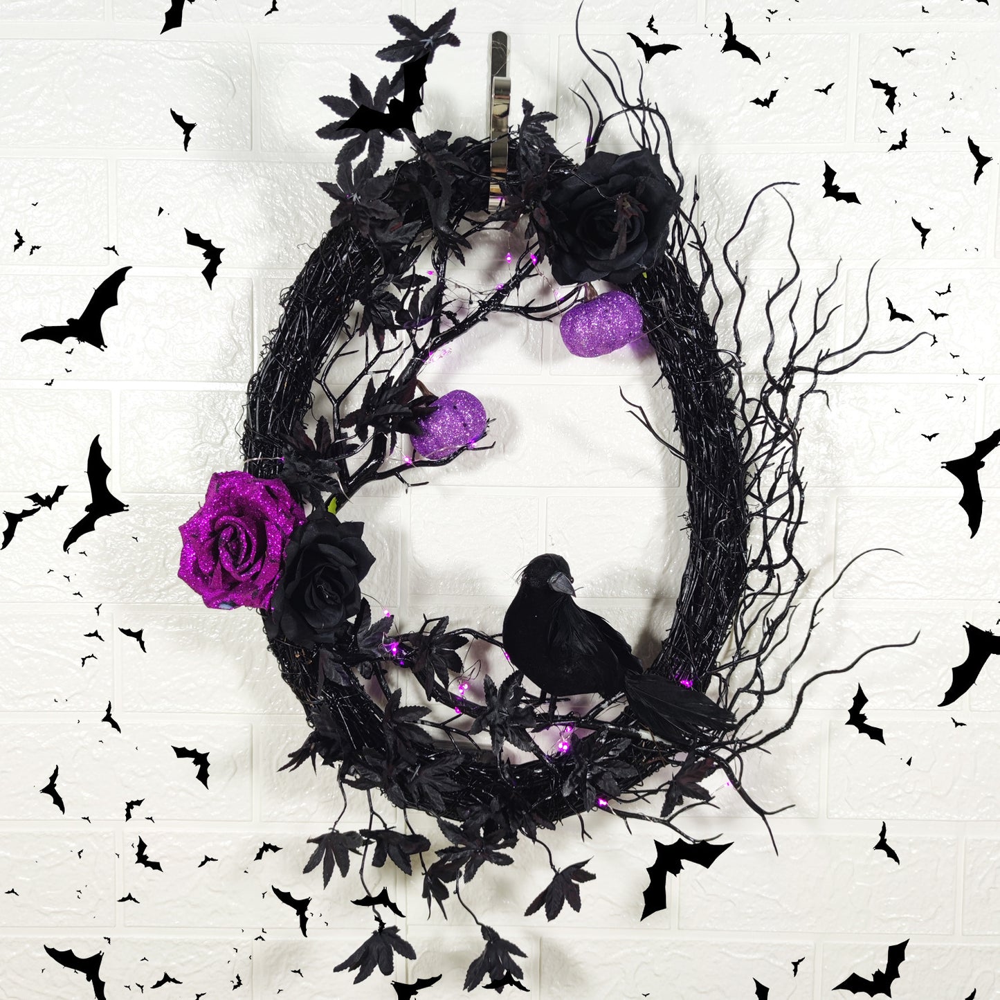 Deadwood Luminous Black Haunted House Decoration Garland