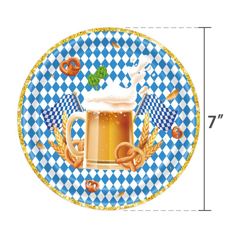 Oktoberfest Table Cloth Pennant Decorations Diamond Table Cover Banners Bavarian Beer Festival Indoor Outdoor Party Decorations