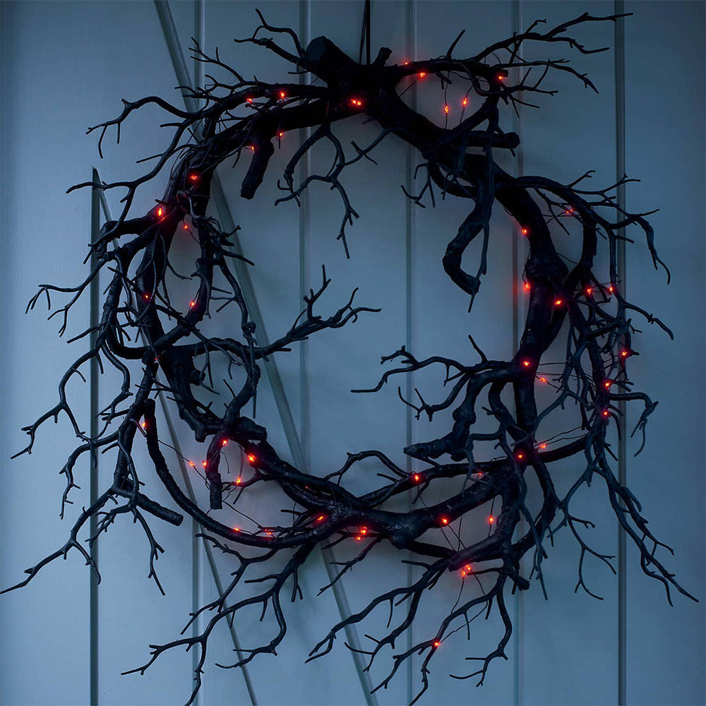 Deadwood Luminous Black Haunted House Decoration Garland