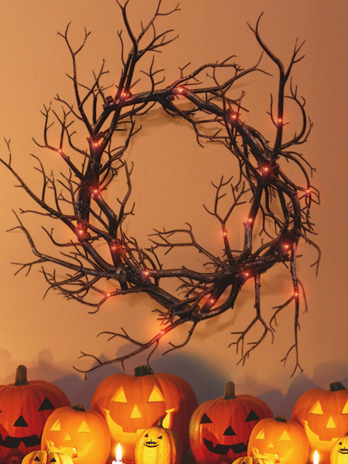 Deadwood Luminous Black Haunted House Decoration Garland