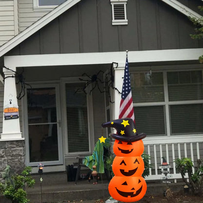 Halloween Ghost Inflatable Model Windproof Stacked Inflatable Pumpkins Horror Festival Theme Indoor Outdoor Garden Decorations