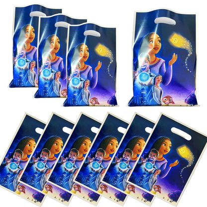 the Nightmare before Christmas Gift Bag Party Favors Plastic Candy Bag Child Party Loot Bags Kids Birthday Party Supplies Decor