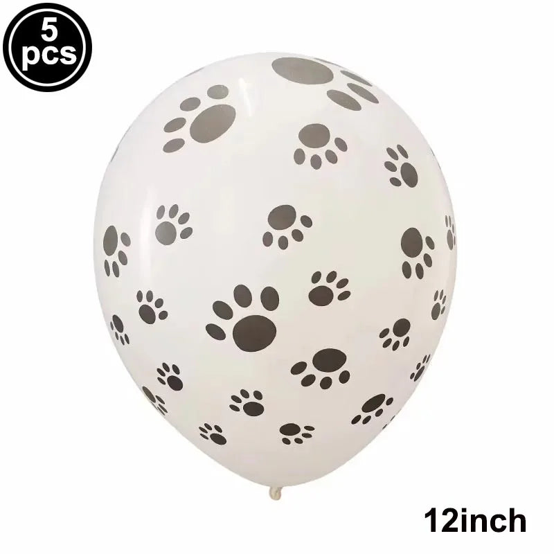 Dog Birthday Party Supplies Pet Dog Disposable Tableware Paper Plates Napkins Cups Puppy Birthday Party Baby Shower Decorations