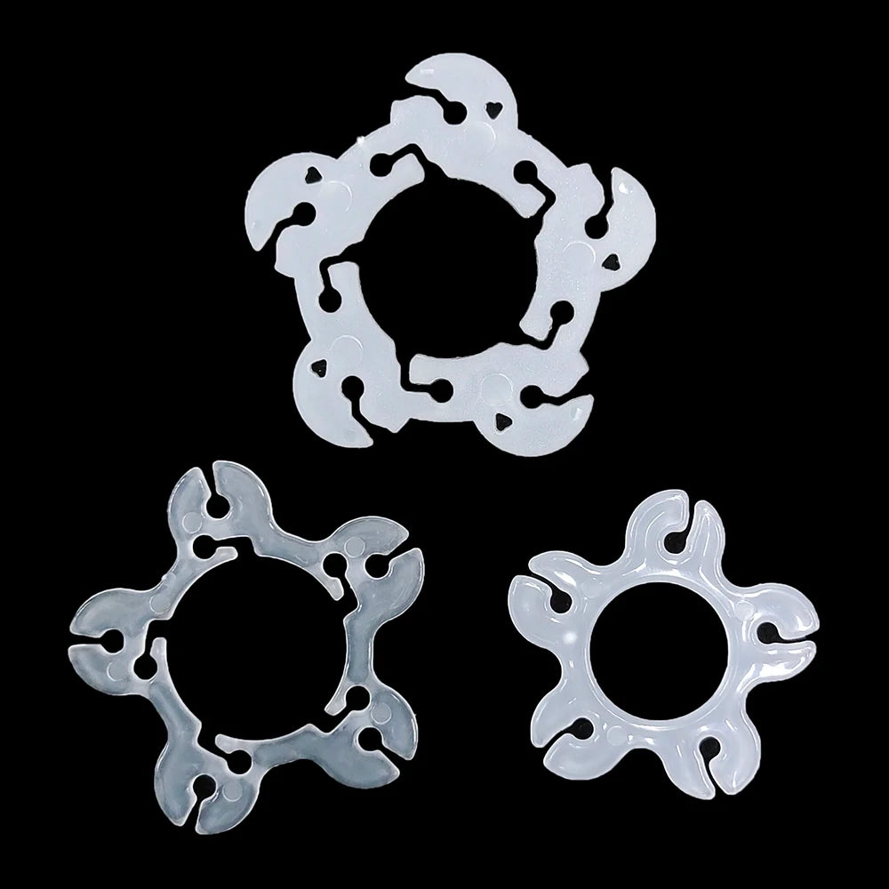 50pcs Balloon Arch Clip Wedding Balloons Balloon Arch Folder Accessories Balloon Rings Buckle Plastic Flower Buckle