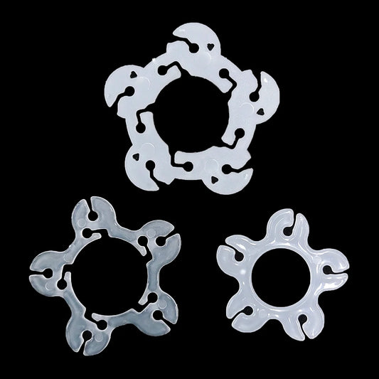 50pcs Balloon Arch Clip Wedding Balloons Balloon Arch Folder Accessories Balloon Rings Buckle Plastic Flower Buckle